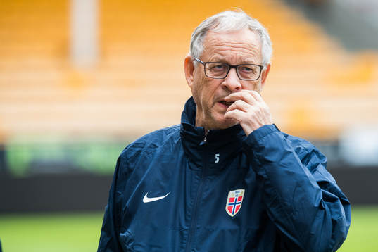 Lars Lagerbäck, head coach of Norway