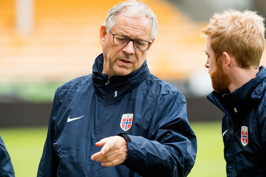 Lars Lagerbäck, head coach of Norway