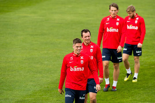 Markus Henriksen, Even Hovland, Sander Berge and Fredrik