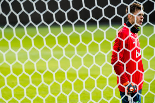Goalkeeper Rune Almenning Jarstein of Norway