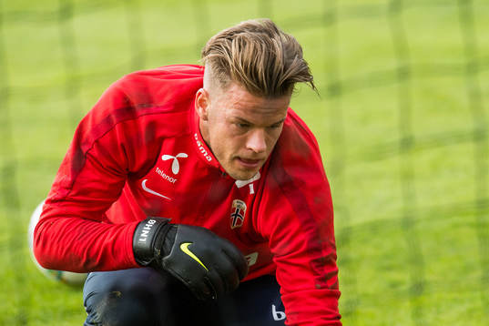 Goalkeeper Ørjan Håskjold Nyland of Norway