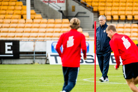 Lars Lagerbäck, head coach of Norway