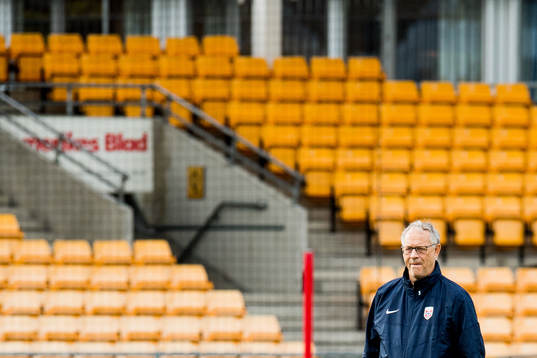 Lars Lagerbäck, head coach of Norway