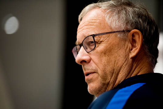 Lars Lagerbäck, head coach of Norway
