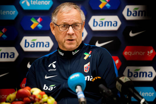 Lars Lagerbäck, head coach of Norway