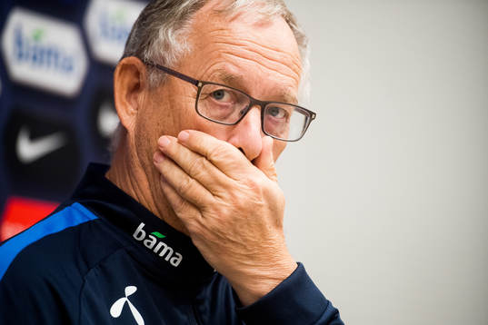 Lars Lagerbäck, head coach of Norway