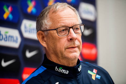 Lars Lagerbäck, head coach of Norway