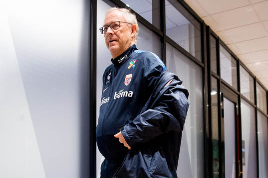 Lars Lagerbäck, head coach of Norway