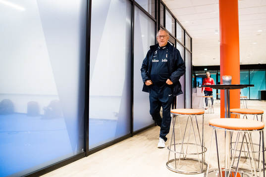 Lars Lagerbäck, head coach of Norway