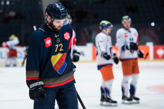 Emil Bemström of Djurgården looks dejected
