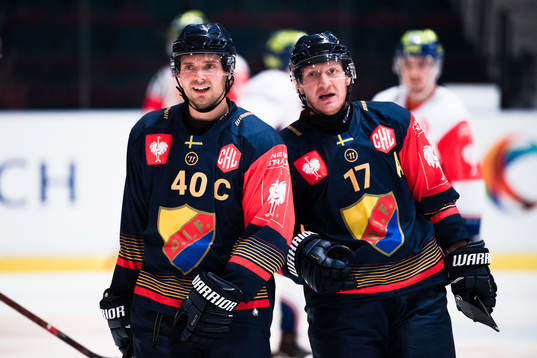 Jacob Josefson and Henrik Eriksson of Djurgården