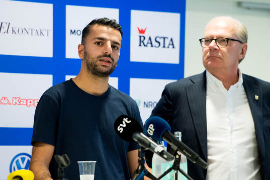 IFK Göteborgs tränare Poya Asbaghi och ordförande Mats