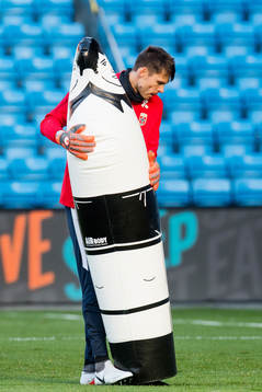Goalkeeper Rune Almenning Jarstein of Norway