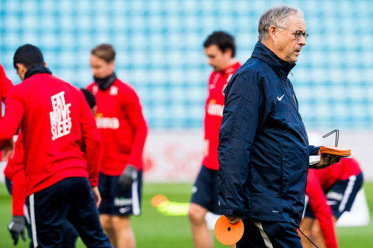 Lars Lagerbäck, head coach of Norway