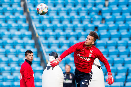Goalkeeper Rune Almenning Jarstein and goalkeeper Ørjan