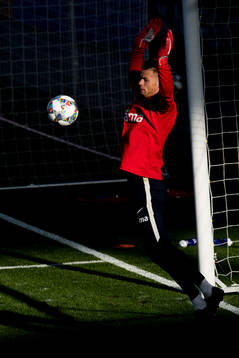 Goalkeeper Ørjan Håskjold Nyland of Norway