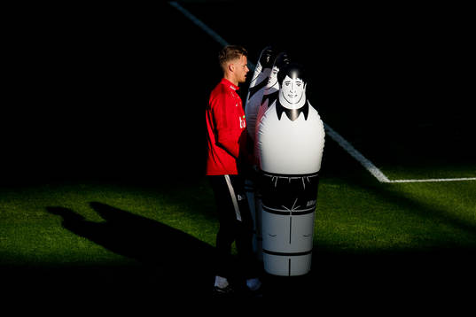 Goalkeeper Ørjan Håskjold Nyland of Norway