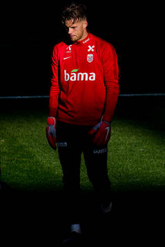 Goalkeeper Ørjan Håskjold Nyland of Norway