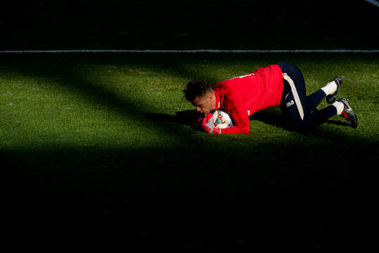 Goalkeeper Ørjan Håskjold Nyland of Norway