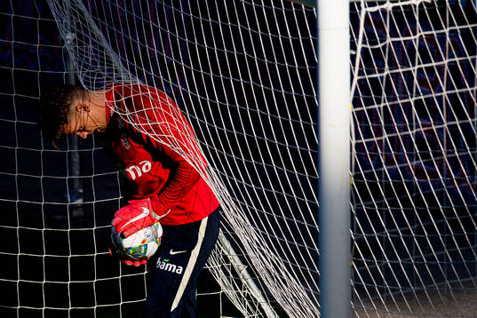 Goalkeeper Ørjan Håskjold Nyland of Norway