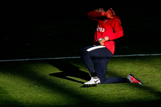 Goalkeeper Rune Almenning Jarstein of Norway