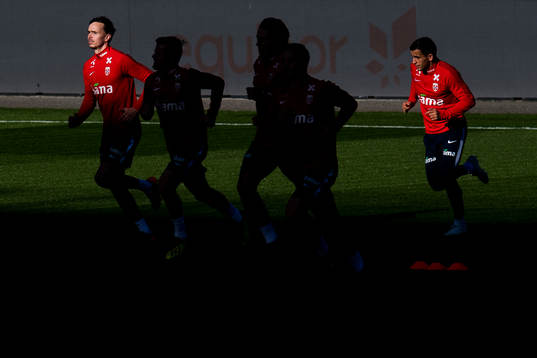 Ole Kristian Selnæs and Omar Elabdellaoui of Norway