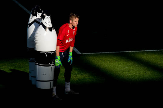 Goalkeeper Eirik Holmen Johansen of Norway