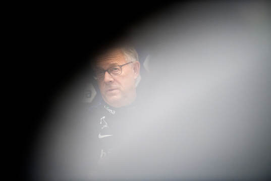 Lars Lagerbäck, head coach of Norway
