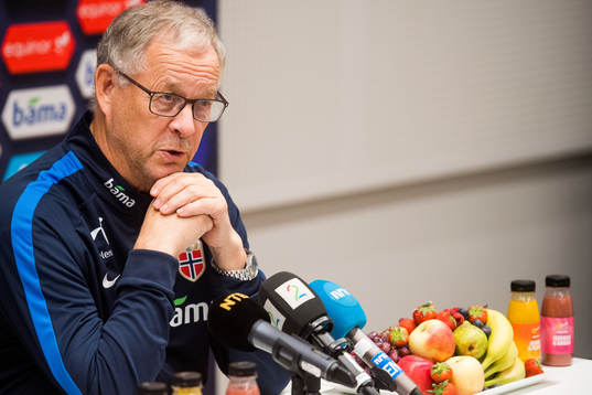 Lars Lagerbäck, head coach of Norway