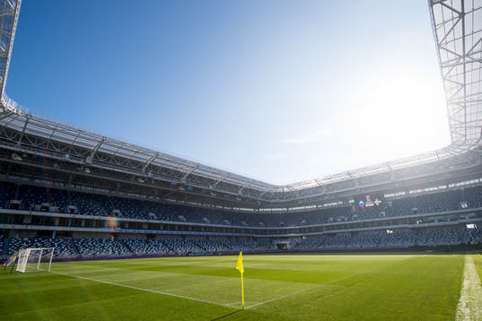 General view of Kaliningrad Stadium prior a training