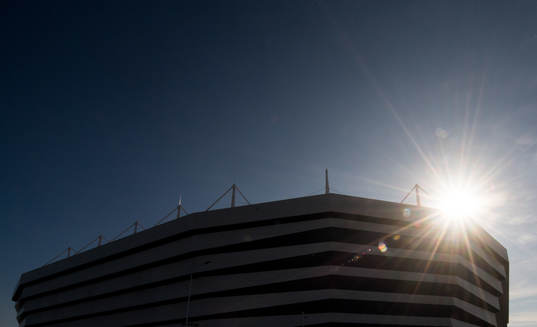 General view of Kaliningrad Stadium prior a training