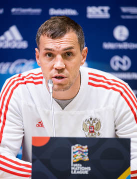 Artem Dzyuba of Russia