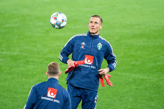 Goalkeeper Robin Olsen of Sweden