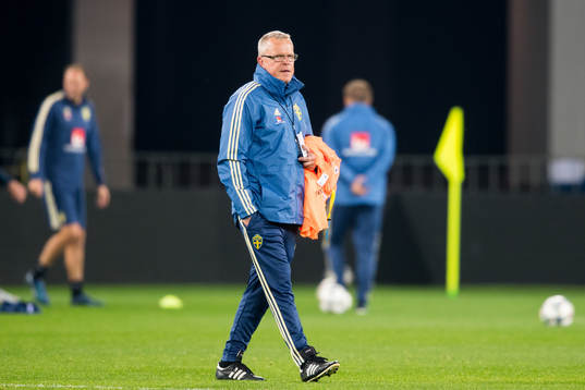 Head coach Janne Andersson of Sweden