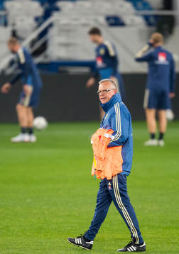 Head coach Janne Andersson of Sweden