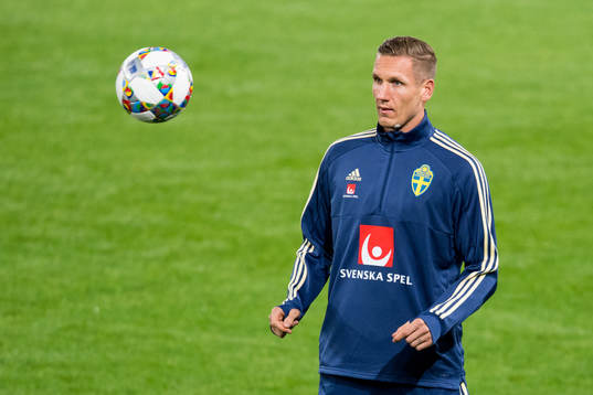 Goalkeeper Robin Olsen of Sweden