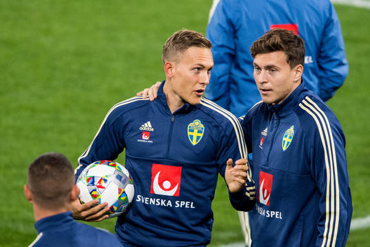 Ludwig Augustinsson and Victor Nilsson Lindelöf of Sweden
