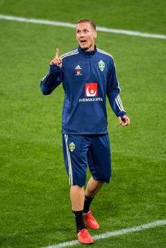 Goalkeeper Robin Olsen of Sweden
