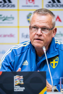 Head coach Janne Andersson of Sweden