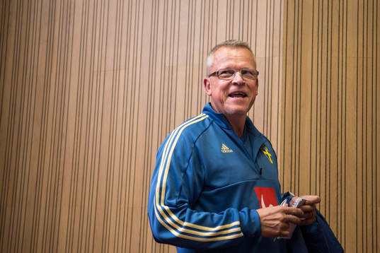Head coach Janne Andersson of Sweden