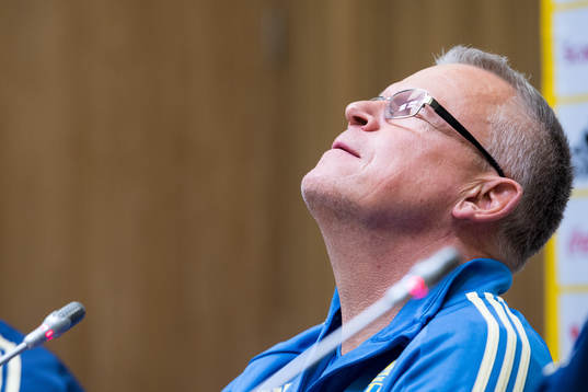 Head coach Janne Andersson of Sweden
