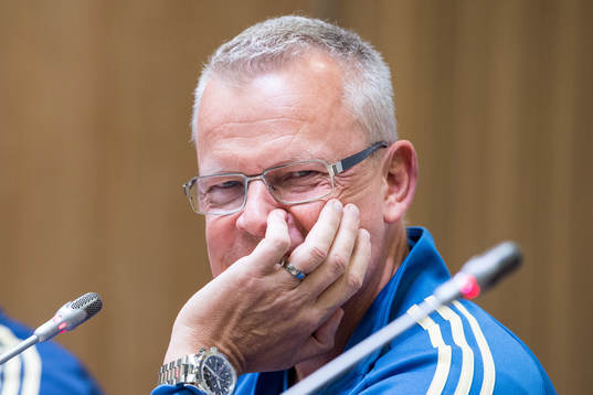 Head coach Janne Andersson of Sweden