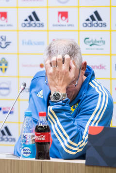 Head coach Janne Andersson of Sweden