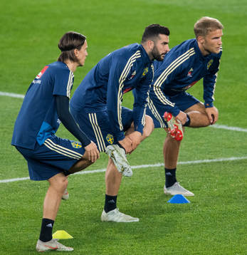 Sebastian Andersson, Mikael Ishak and Kristoffer Olsson of