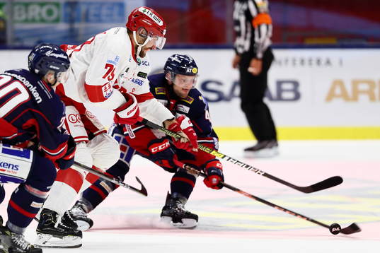 Timrås Ludvig Rensfeldt och Linköpings Chad Billins