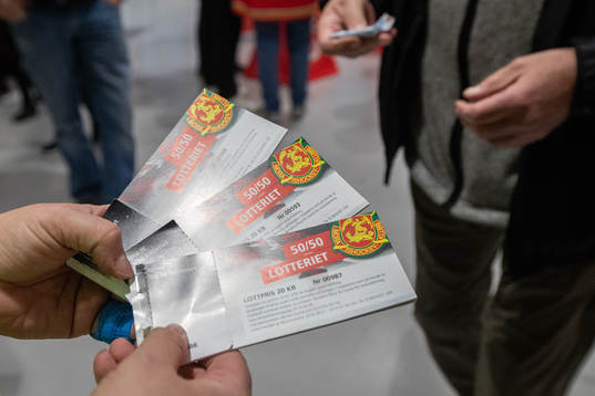 Försäljning av 50 50 lotter