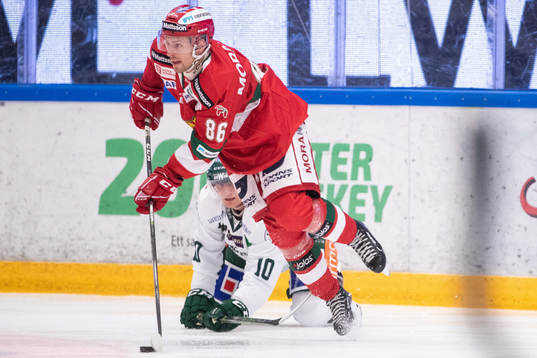 Moras Mathias Bromé och Färjestads Marcus Nilsson