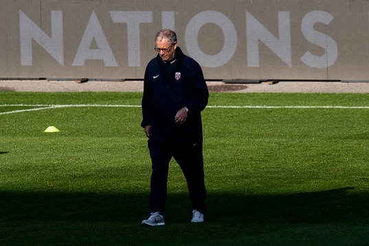 Lars Lagerbäck, head coach of Norway