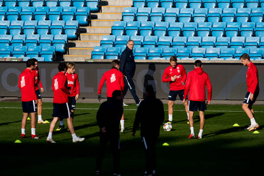Lars Lagerbäck, head coach of Norway