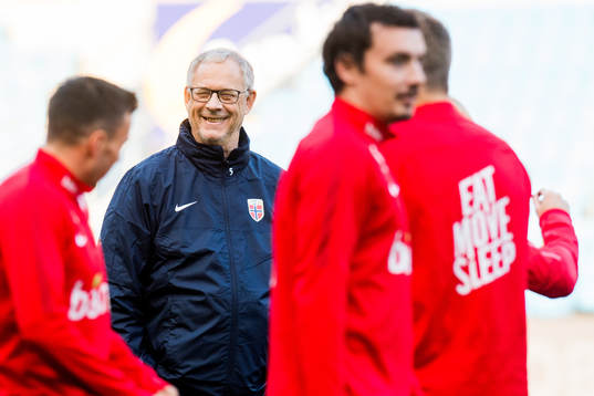 Lars Lagerbäck, head coach of Norway